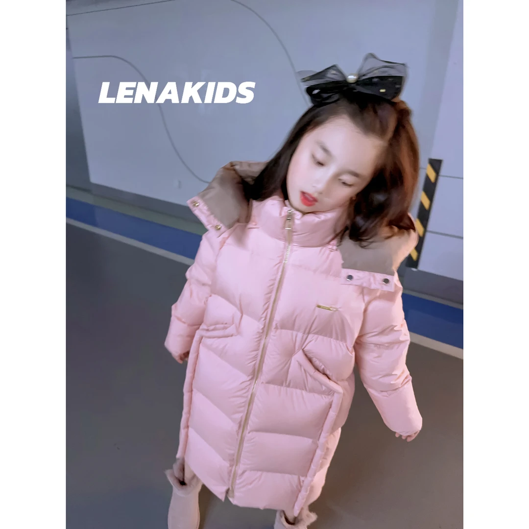 【现货】Lenakids【极寒系列·高充绒·90白鸭绒】女童羽绒服24110701