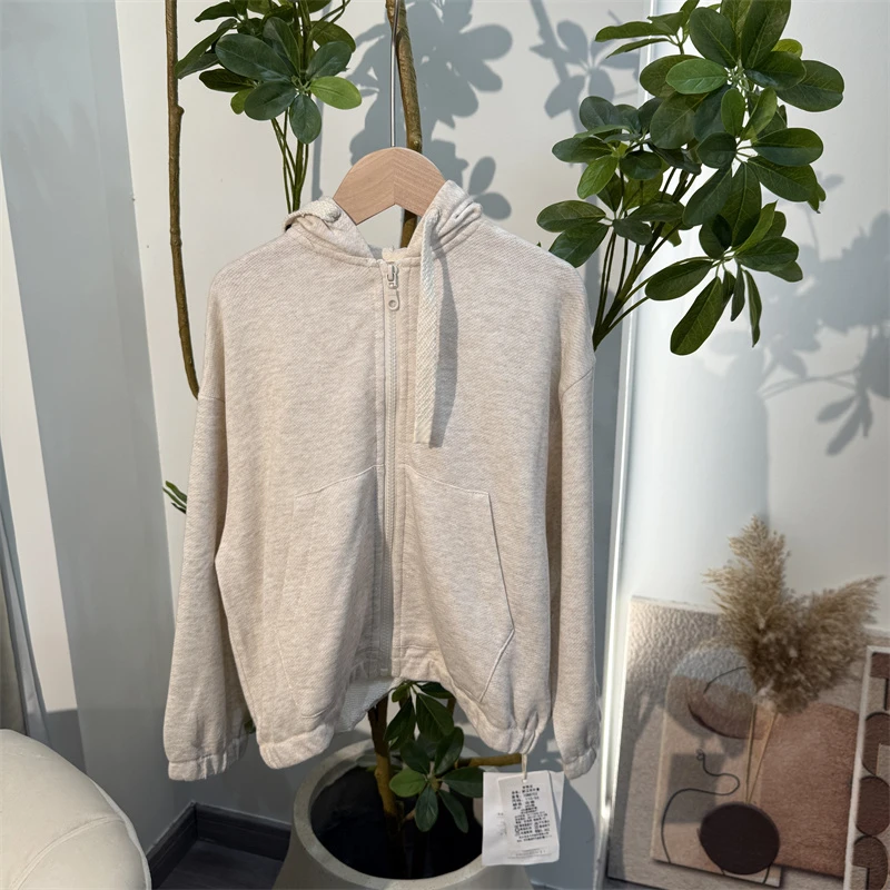 510【喵】儿童时尚休闲拉链外套-8702