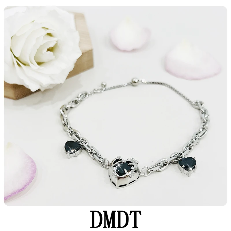 925银手链 2024夏季新品 “心之彼岸”爱心轻奢设计感女手链GZDM016