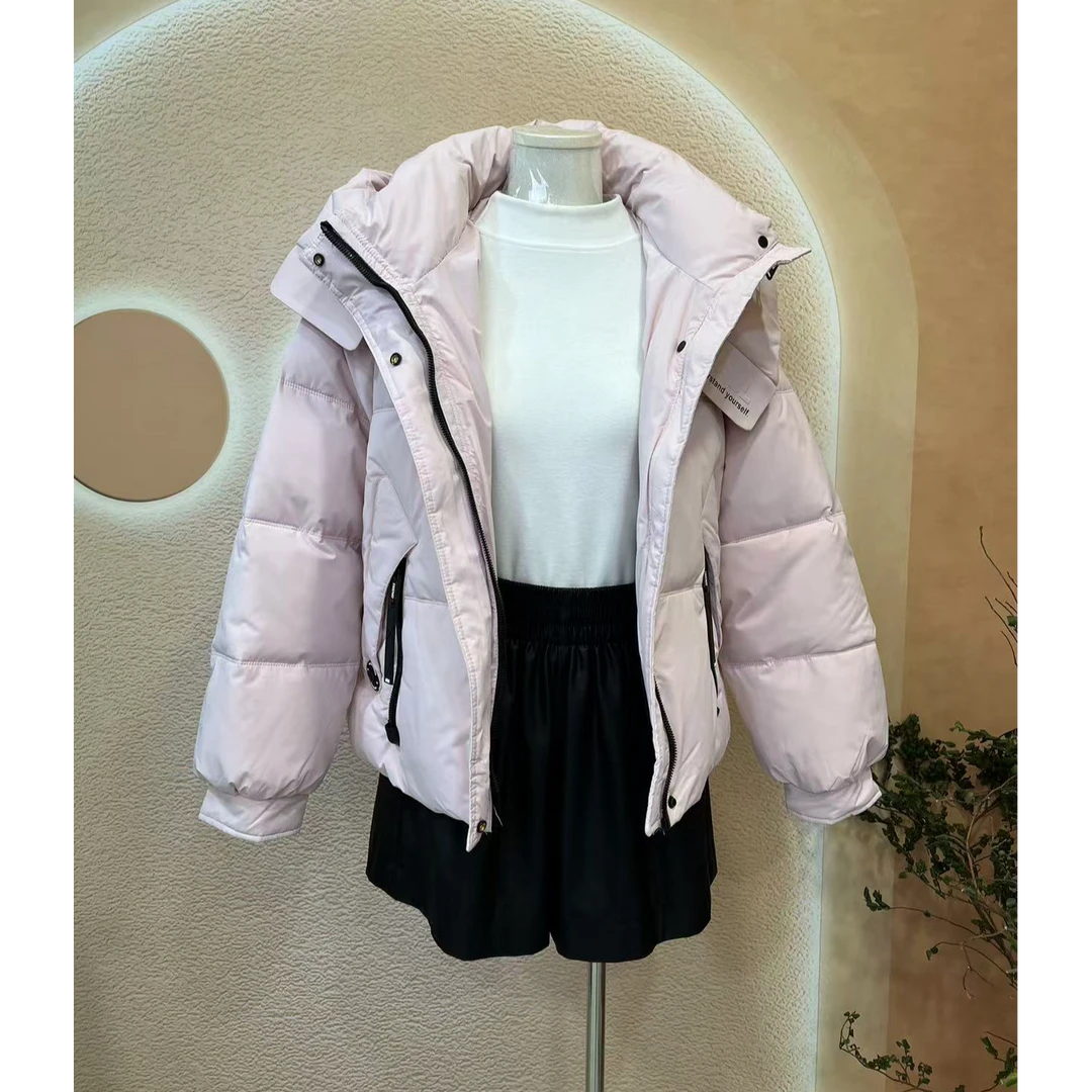 28连帽外套女款时尚韩版简约显瘦连帽外套