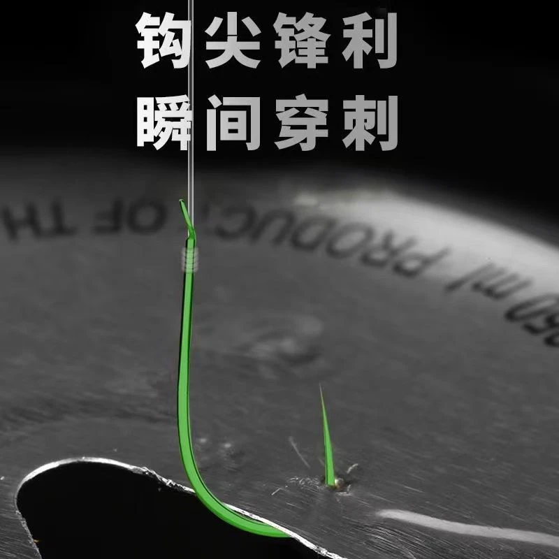 黑坑正钓狼牙75公分成品子线双沟(20副)耐用结实好用传统