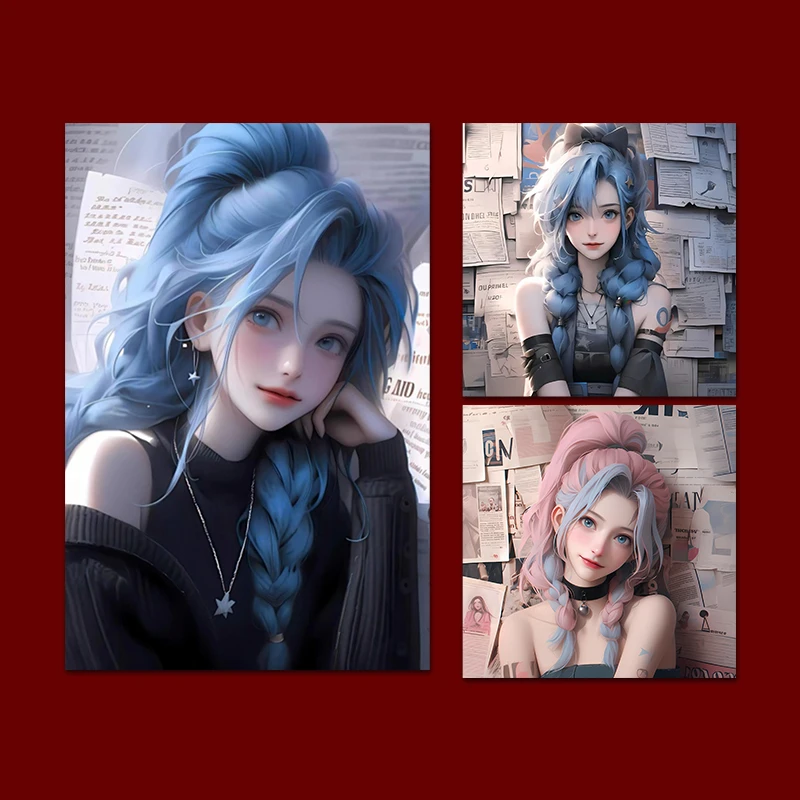 《金克斯》 客厅卧室背景现代装饰画 40*60+30*30*2 金属边框