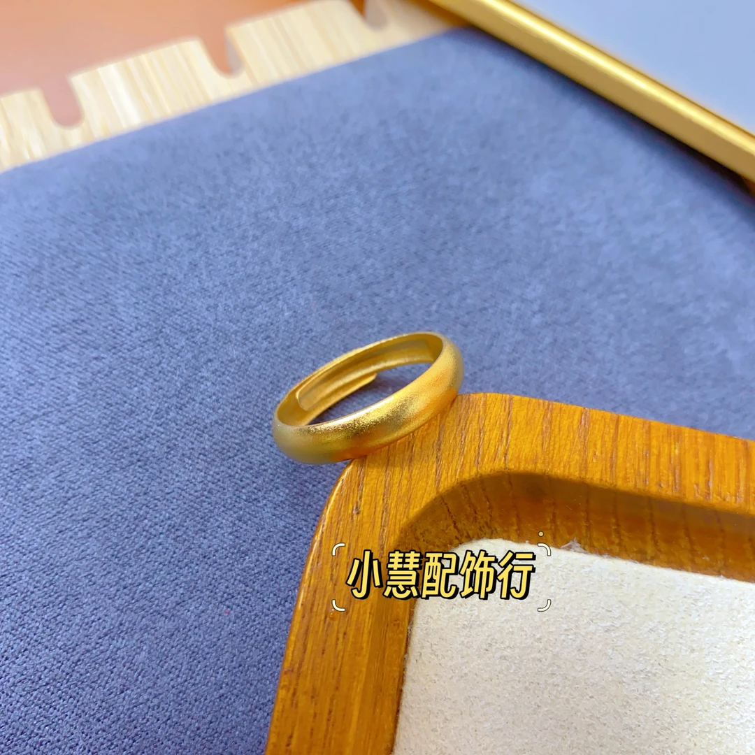 铜合金戒指 【小慧家】新中式泥鳅背戒指复古百搭时尚