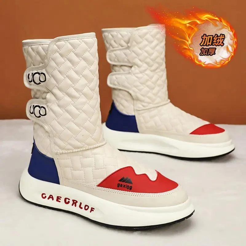 【小扬哥推荐】款冬季东北零下40度抗寒防滑高筒加绒加厚保暖棉鞋