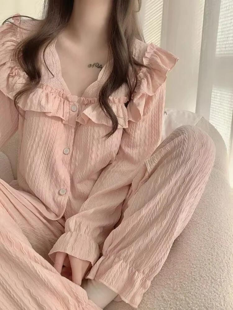 70-99纯棉秋冬季睡衣