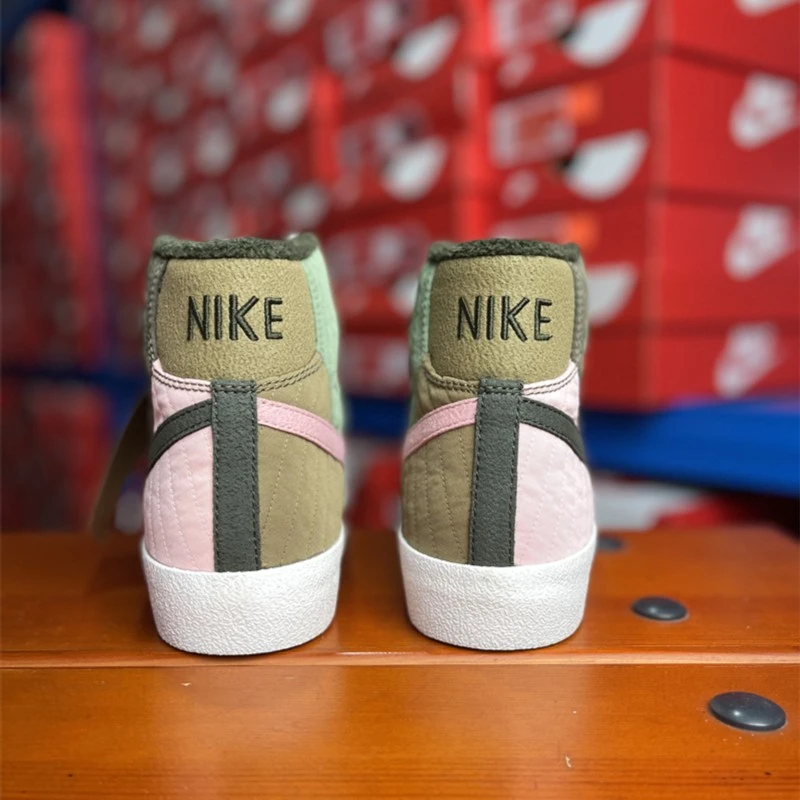 NIKE耐克BLAZER开括者男子高帮加绒运动休闲鞋耐磨板鞋DD8024-300