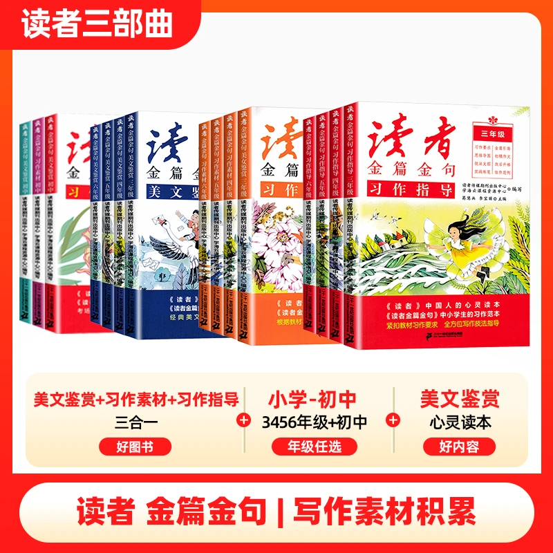 读者   小学初中金篇金句积累习作指导美文鉴赏