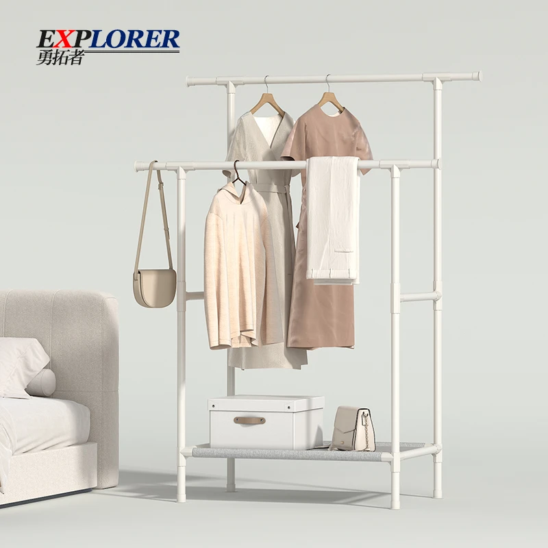 勇拓者Explorer【括空间】2-A家用简易挂衣架立式晾衣架阳台晾衣架