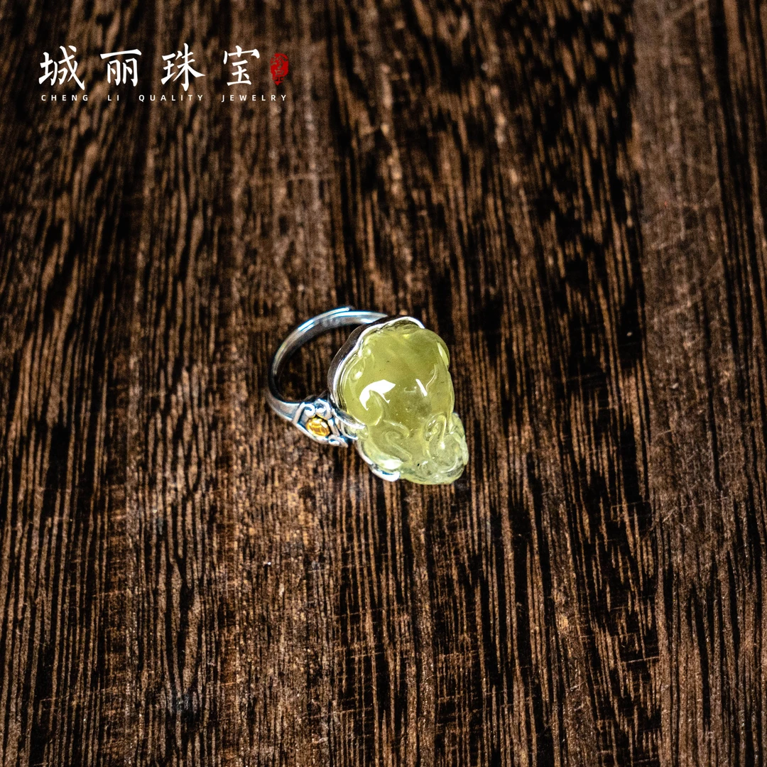 925银戒指 【城丽】利比亚貔貅戒指/个FL-2712-2