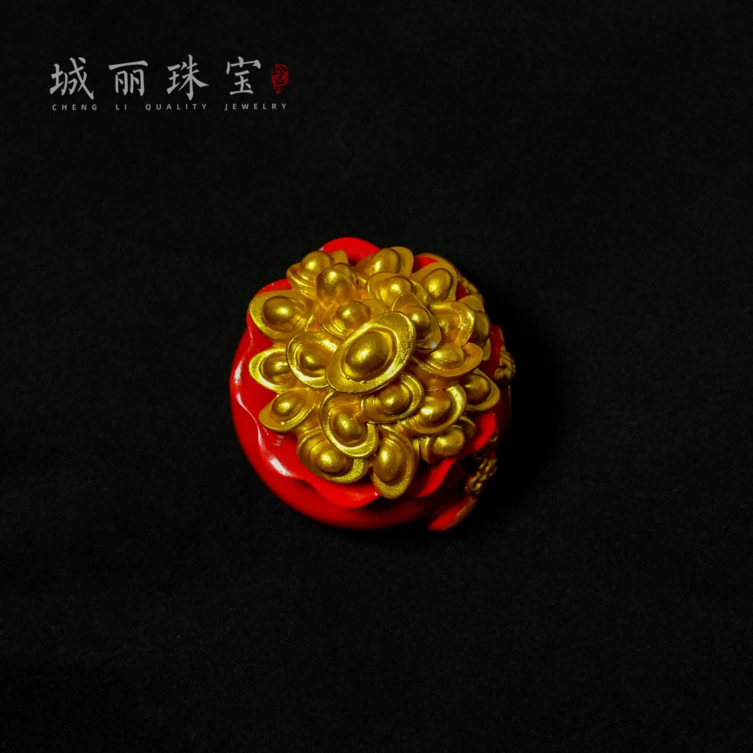 【九紫离火助力】钱袋子才源滚滚摆件/个FL-2988