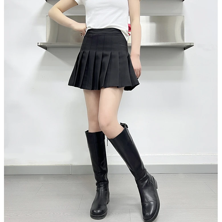 【刻度KODU】TY-4075春款韩版学院风百褶显瘦淑女百搭时尚裤裙（单）