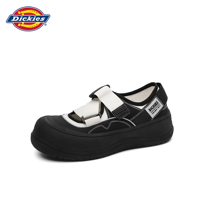 Dickies玛丽珍透气帆布鞋女2025夏季新款厚底休闲鞋241W50LXS50