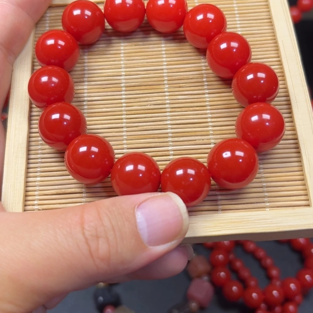 【闪购商品】玛瑙/玉髓手链未镶嵌宝山老料卡16亮光