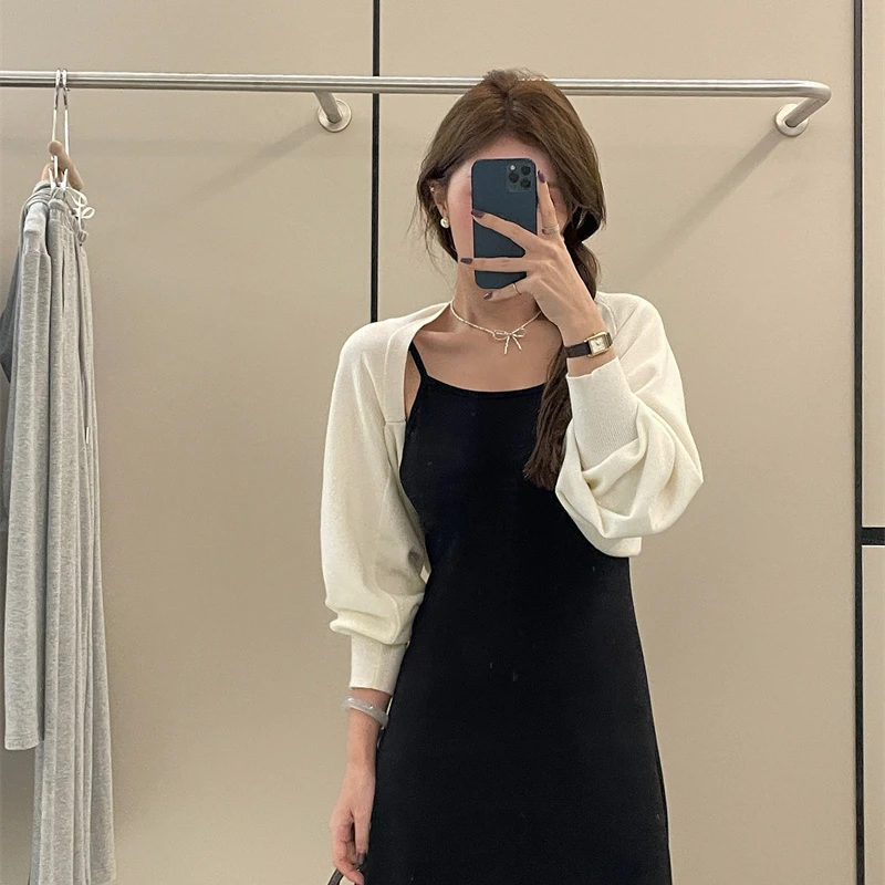 YPP！【热恋岛屿】秋季软糯羊毛手感/显瘦好比例一片式坎肩短款开衫