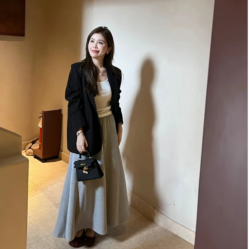 YPP!【都市日记】新款韩版高级感翻领一粒扣休闲宽松气质西装外套