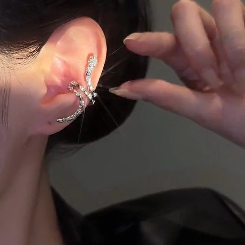 合金耳饰 溯源好物精致轻奢小众时尚设计感个性蛇年无耳洞耳骨夹