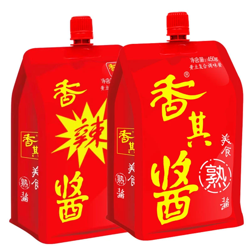 【小扬哥精选】香其酱450g拧嘴香其酱自立袋东北
