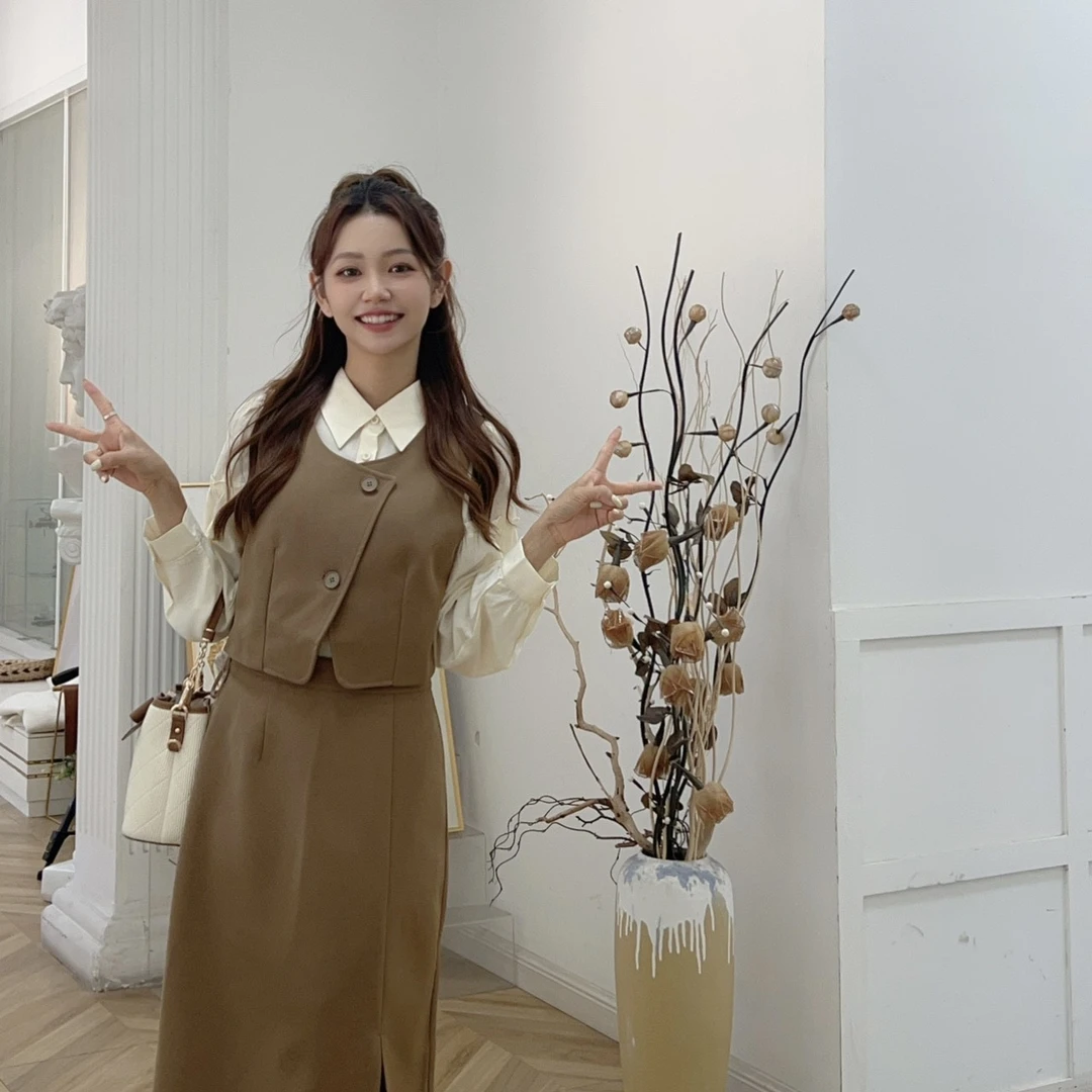 IEF/爱依服2025秋季新款时尚通勤休闲【小个子】百搭上下套裙