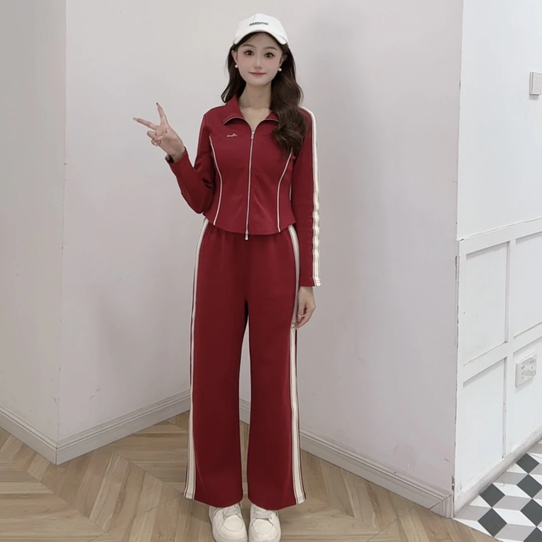 IEF/爱依服【小个子】套装2025秋季新款韩版时尚休闲运动上下套裤