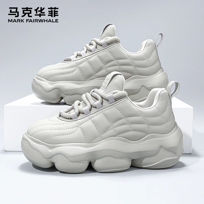马克华菲鞋子男款冬季男鞋时尚百搭老爹鞋男款潮牌男士运动休闲鞋