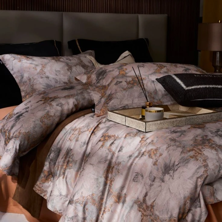 铭哥-【丹韵欧澜】MARRATI高定天棉缎色织提花微磨毛四件套