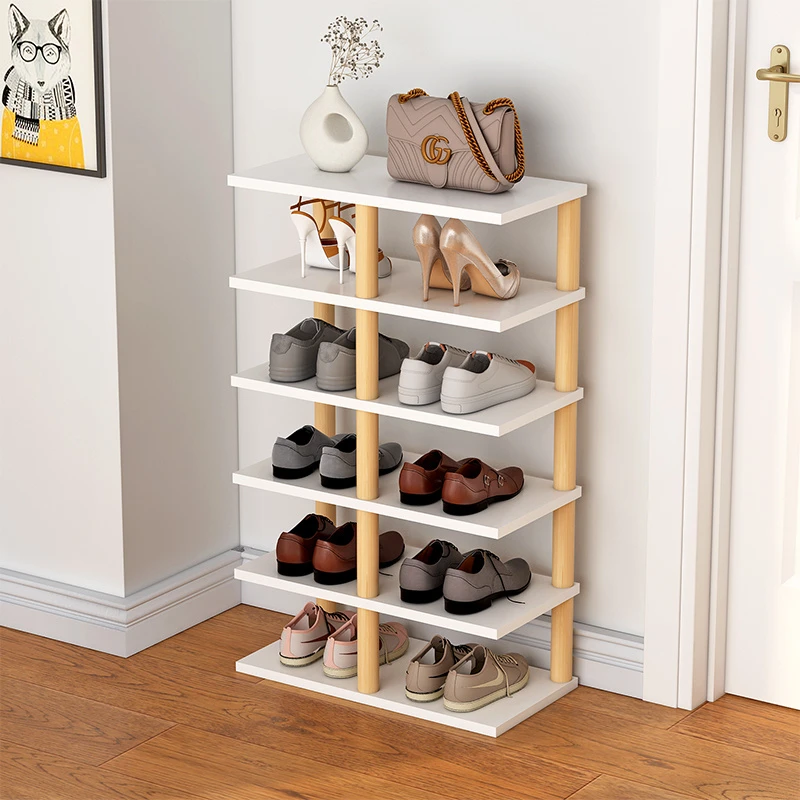 家用多层鞋架现代简约加高鞋架加长置物架时尚多功能架子大容量