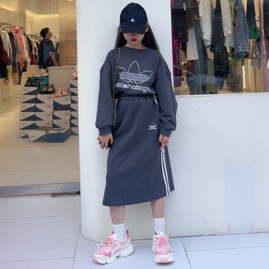 休闲运动偏潮套装裙