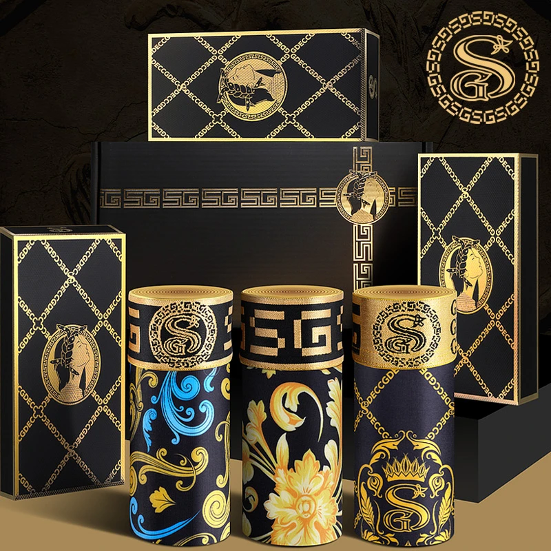 磁石透气男士内裤夏季冰丝舒适无痕青年大码时尚潮流印花温感底裤