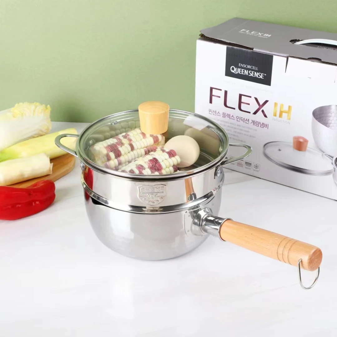 韩国QUEENSENSE雪平锅奶锅
