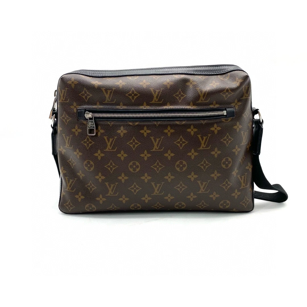 95新 LouisVuitton/路易威登 经典棕老花记者包斜挎包  尺寸36/25