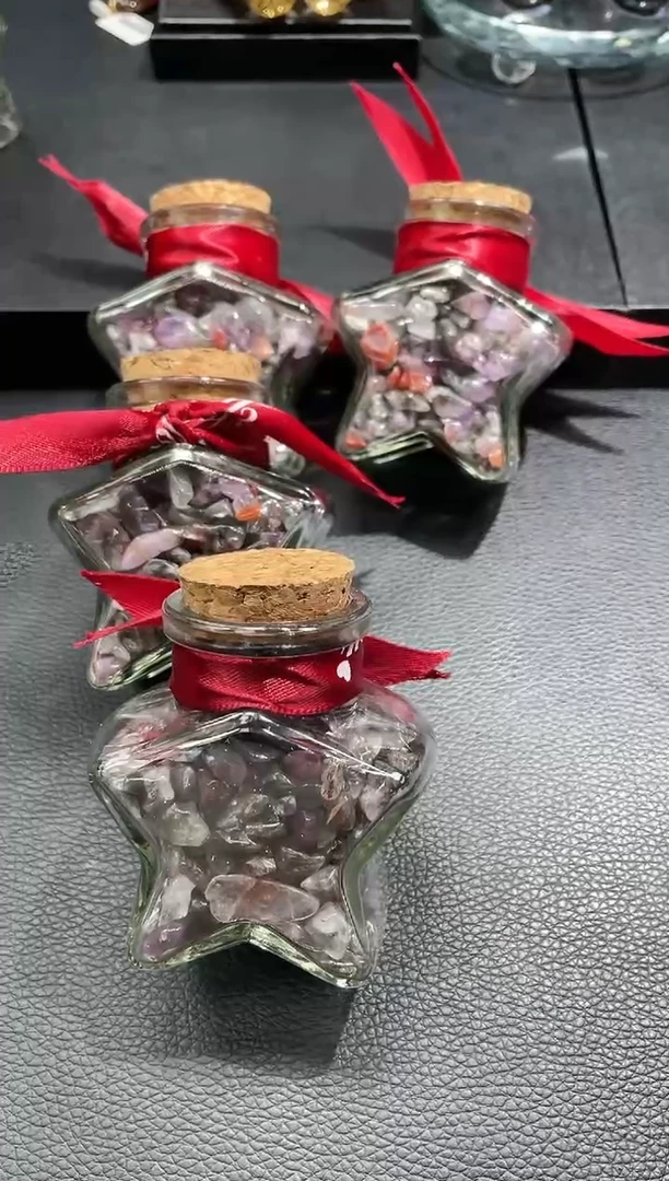 【闪购商品】水晶原石未镶嵌极光水晶原石（100g，送瓶）多样性单发