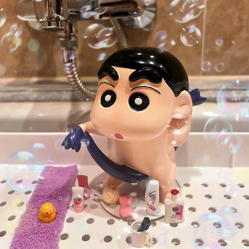 洗澡搭子生日礼物可爱桌面摆件朋友创意摆件家居客厅装饰品