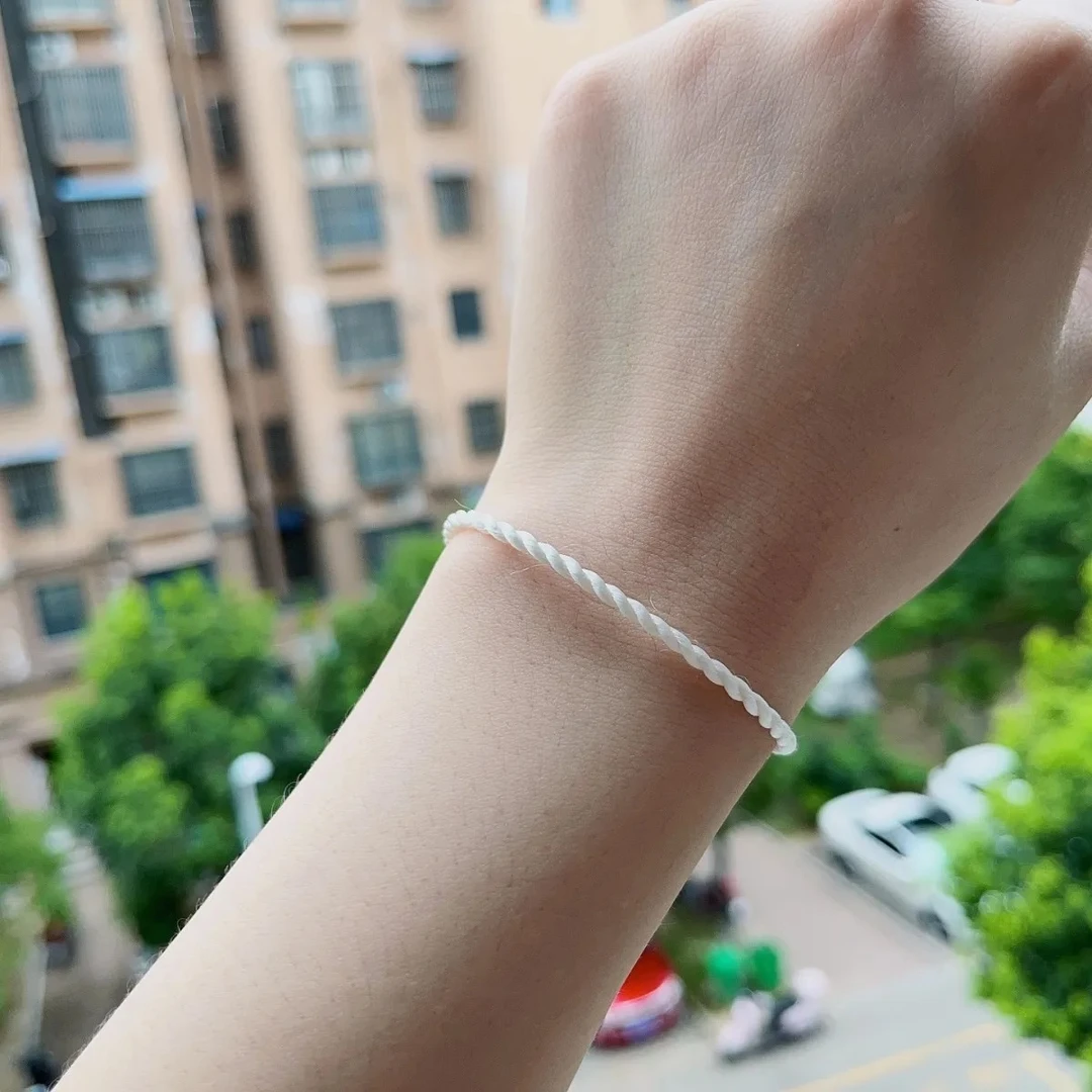 生蚕丝手绳纯天然男女老少皆可佩戴真丝桑蚕丝