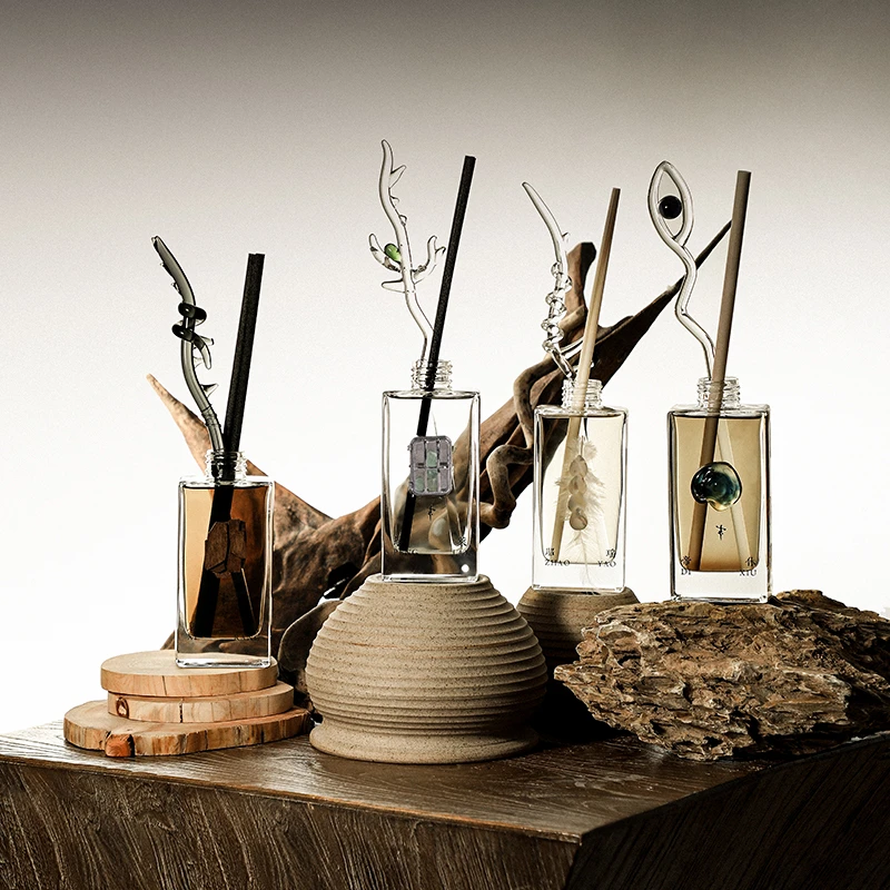 七寸九新品手工琉璃精油香薰蓬莱无火家用室内香薰