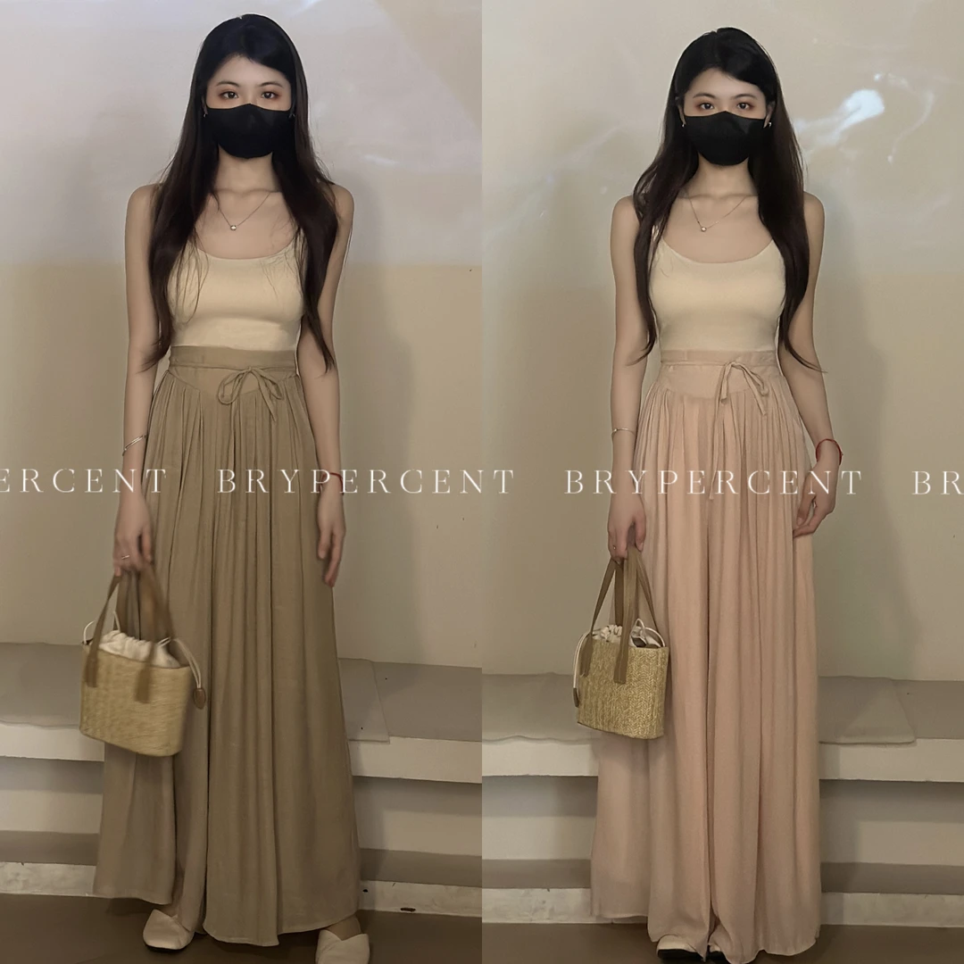 CARMEN ROOM裤子 裙裤 半身裤 显瘦修身百搭纯色少女通勤休闲裤
