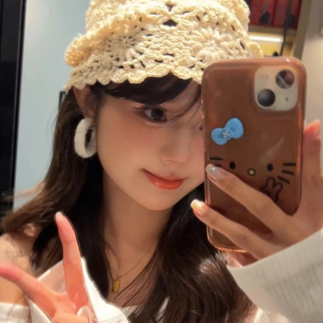 秋冬新款毛绒C型耳圈女设计感小众气质圆环大圆圈耳环感耳饰