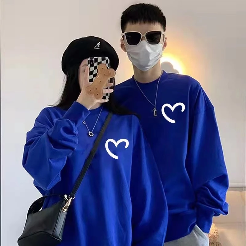 春秋款华棉卫衣男女同款 时尚款-半心