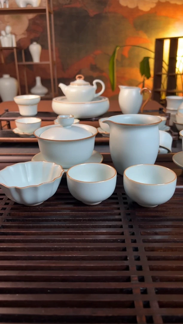 【闪购商品】瓷杯执*随缘1小布施1荷瓣杯1温文杯4
