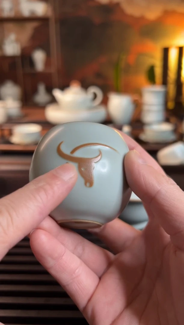 【闪购商品】瓷杯阿*~1金牛