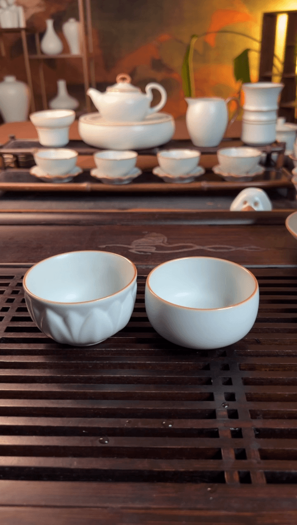 【闪购商品】瓷杯溪客杯*1+居善杯*1