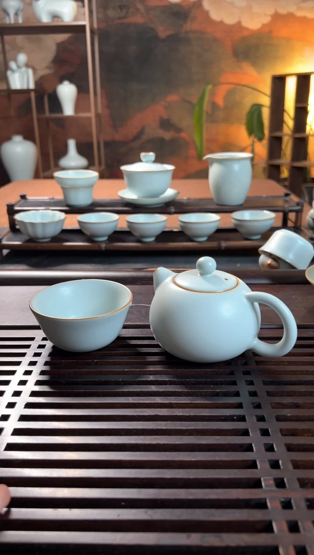 【闪购商品】瓷杯蒲****翔西施壶2+鸡缸杯2