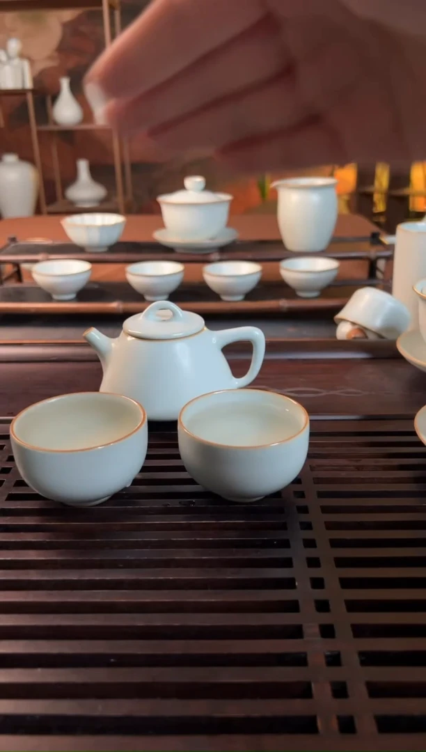 【闪购商品】瓷杯想****名矮石瓢壶1+温文杯2