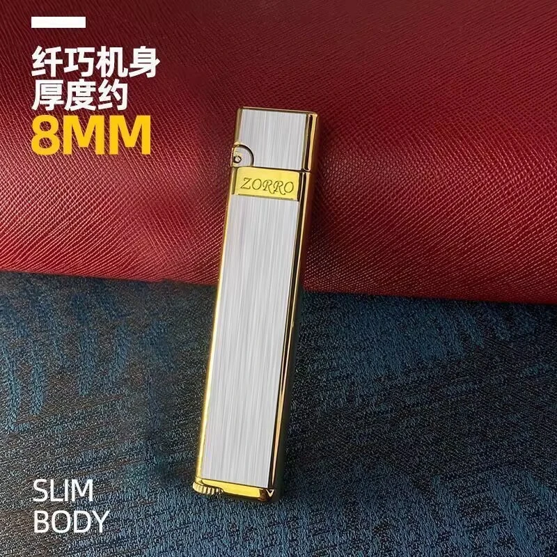 ZORRO佐罗668煤油打火机迷你小巧纤巧机便携轻薄时尚经典高颜值