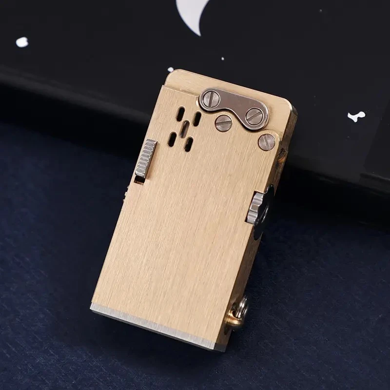 高档龙蛇纯铜煤油打火机经典怀旧老式半自动点火煤油机