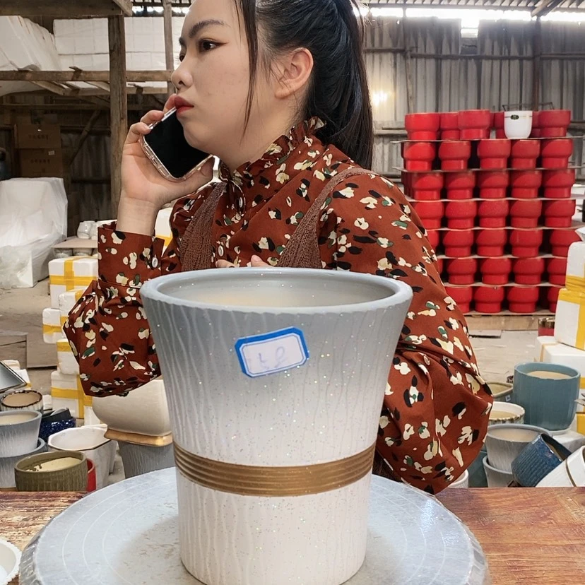 【闪购商品】陶瓷15cm以下渐变小蛮腰17×17一只