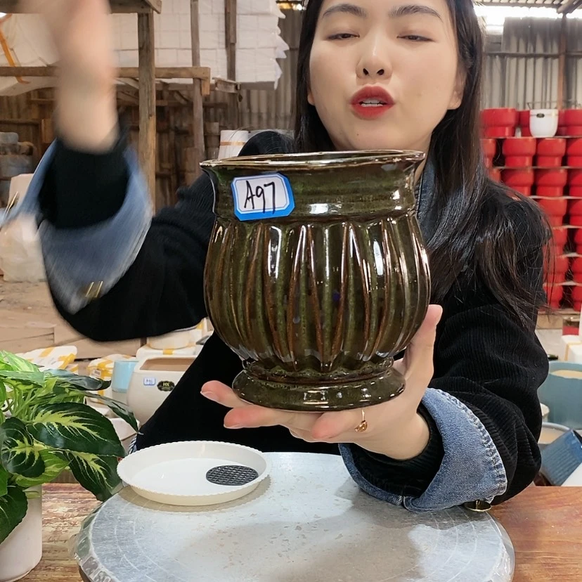 【闪购商品】陶瓷15cm以下A 97号13×14微瑕一只