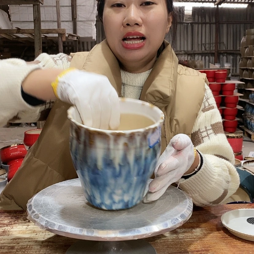 【闪购商品】陶瓷15cm以下0084号16×16一只
