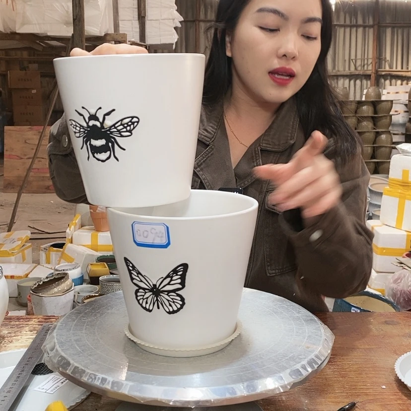 【闪购商品】陶瓷15cm以下0094号15×14微瑕两只