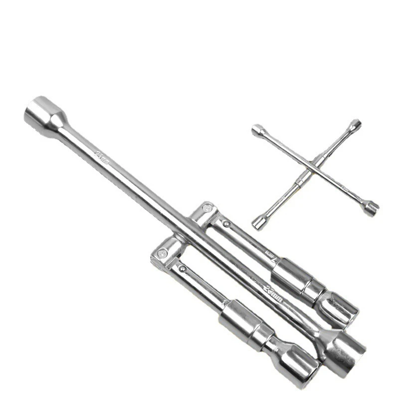 精工扳手多功能换胎神器折叠十字套筒扳手汽车轮胎拆卸耐用通用