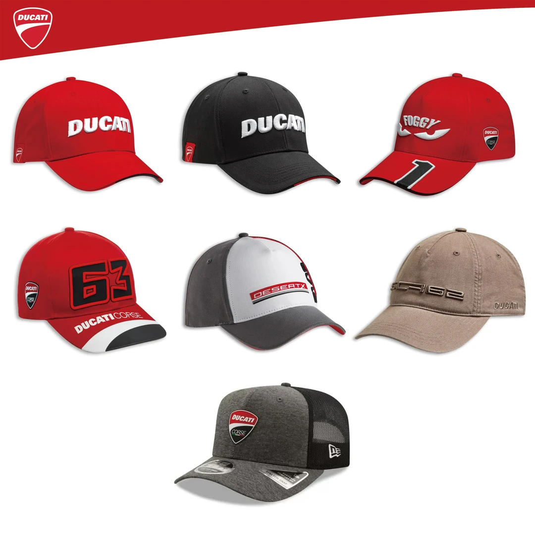 杜卡迪GP帽子SBK Team DC Track摩托机车遮阳棒球帽全新原厂装备